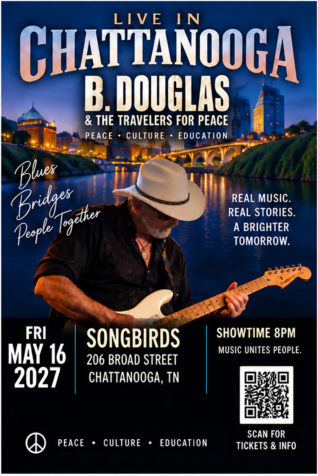 B. Douglas Live in Chattanooga poster for Songbirds, dated 2027